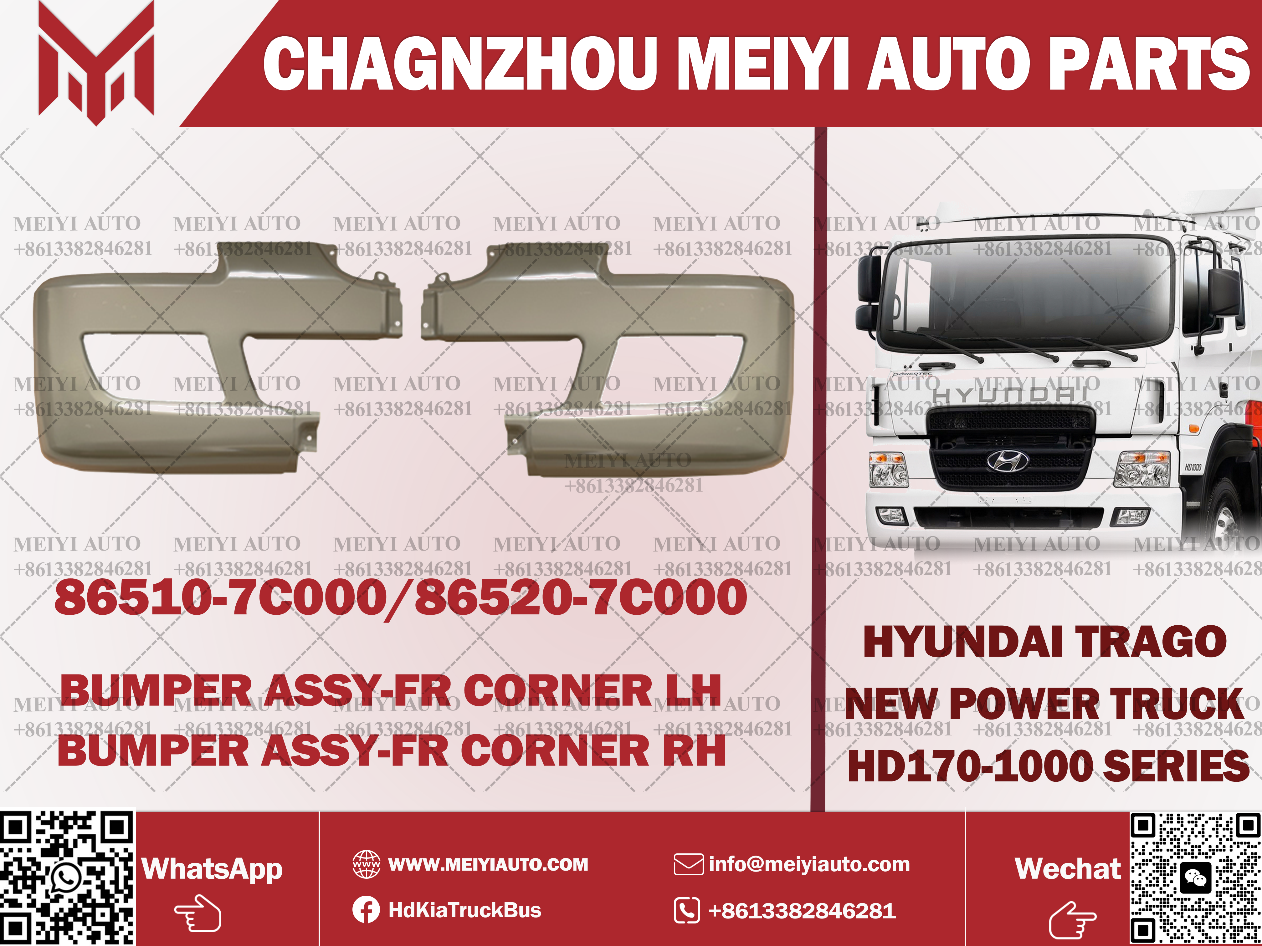 HD260 NEW BUMPER CORNER